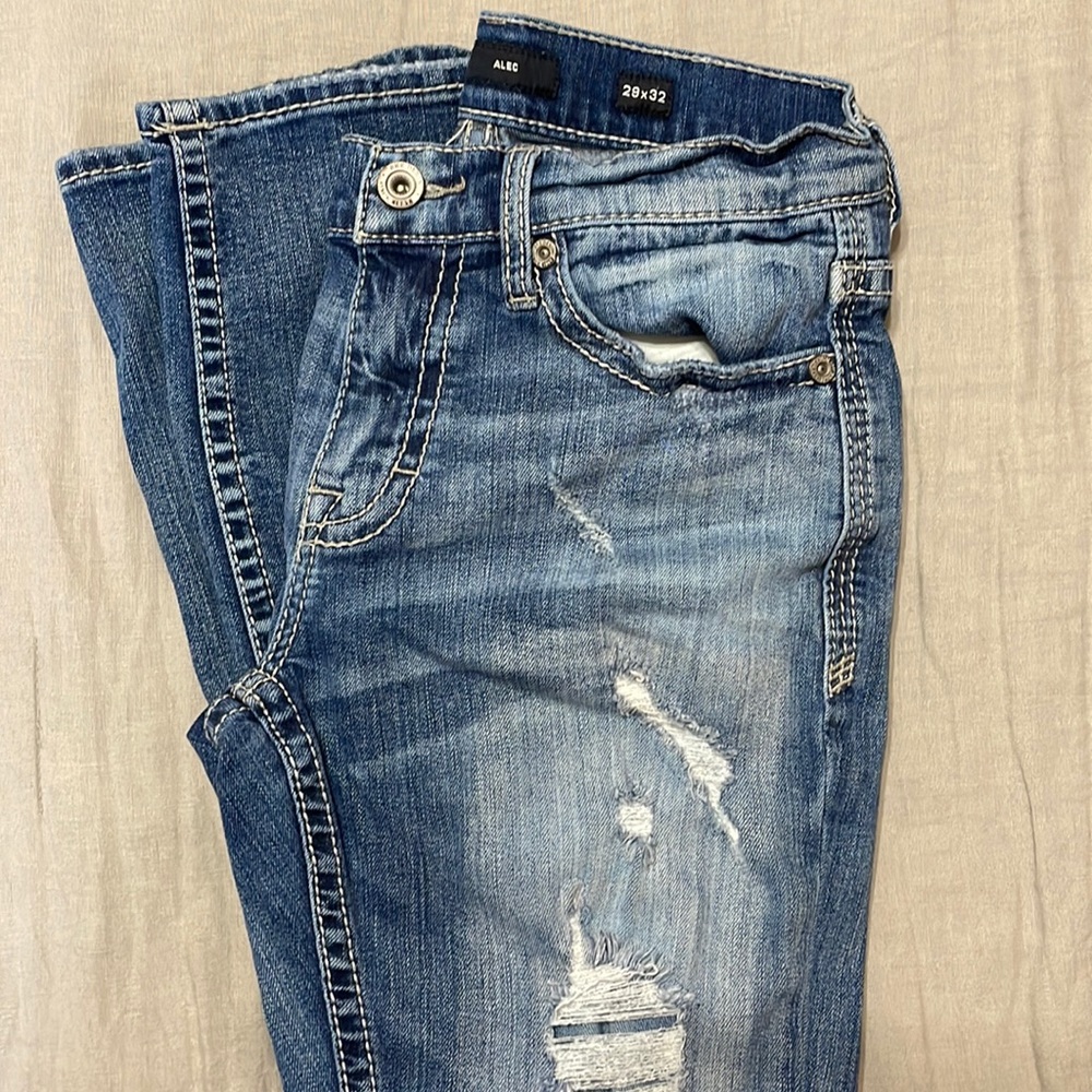Mens BKE Alec distressed jeans